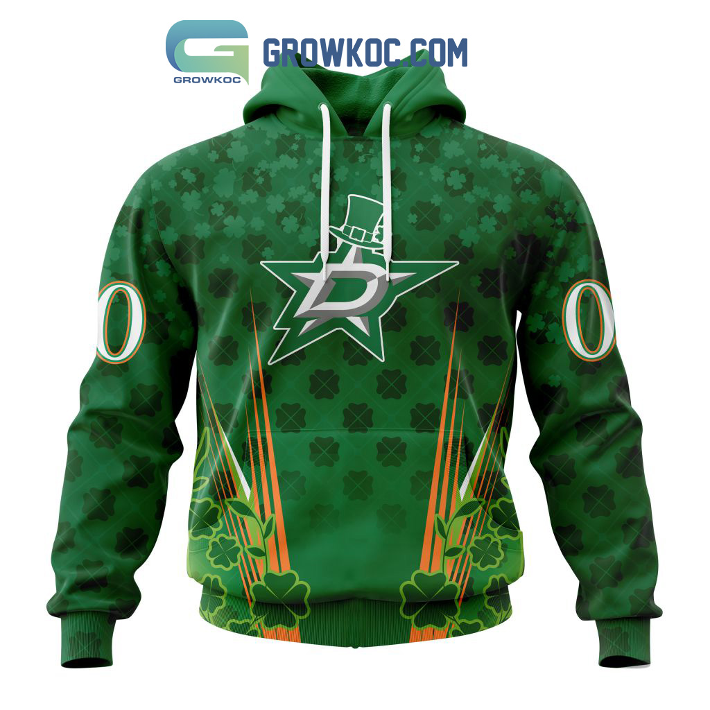 Dallas Stars St. Patricks Day Personalized Hoodie Shirts2B1 2a7sr