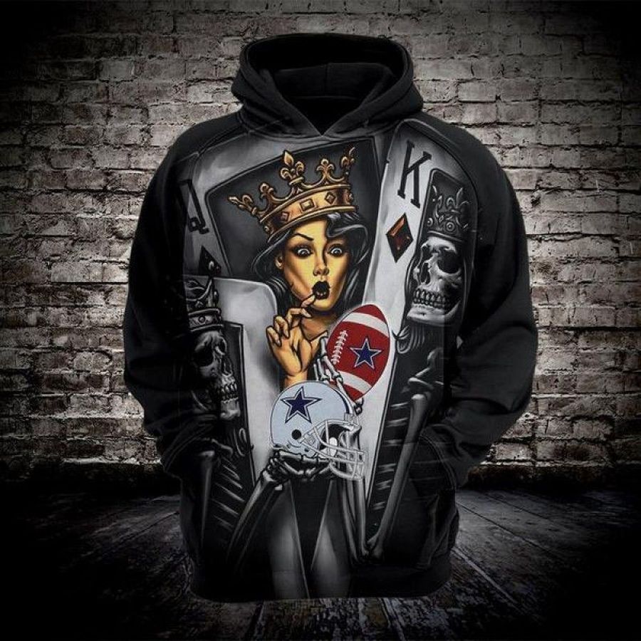 Dallas Cowboys Poker All Over Print Hoodie