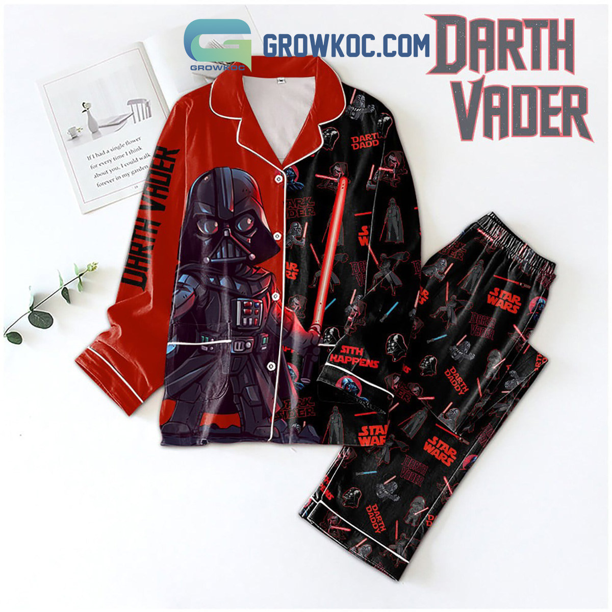 Darth Vader Star Wars Pajamas Set2B1 vob0n