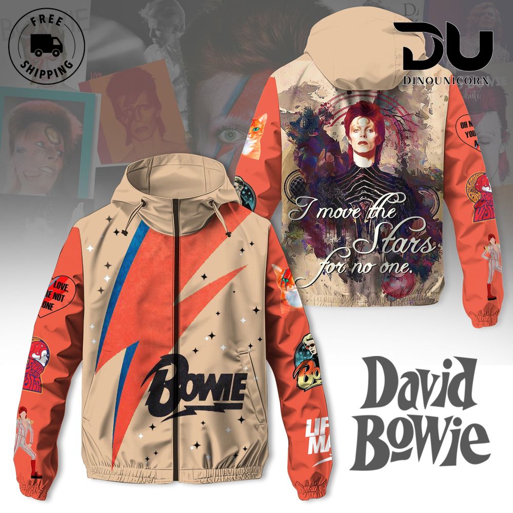 David Bowie Within You Windbreaker Outdoor Jacket 1