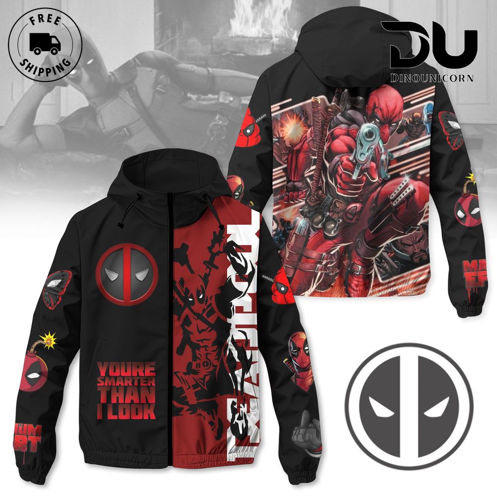 Deadpool Windbreaker Jacket 1