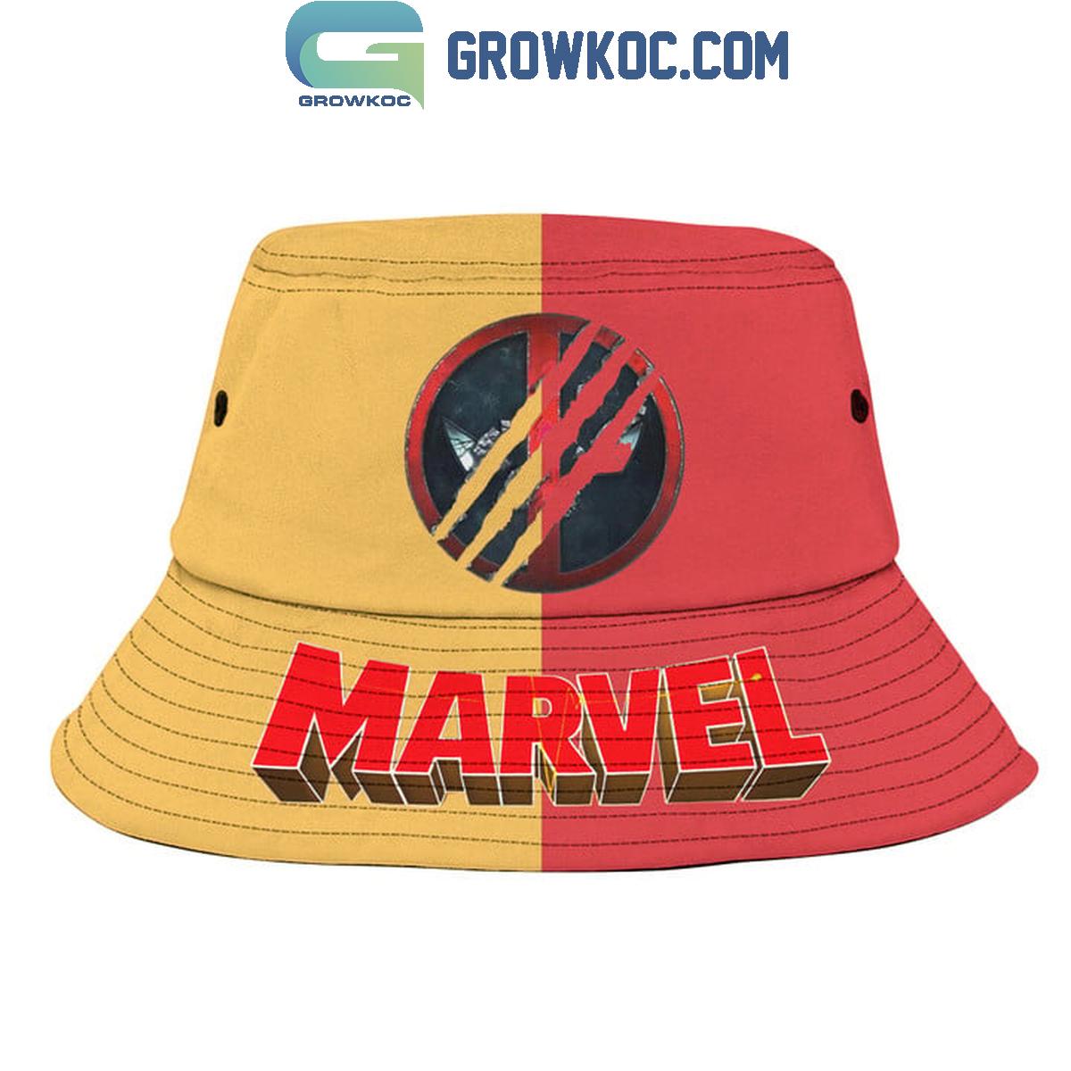 Deadpool Wolverine Dream Team Marvel Bucket Hat 1 1GQbF