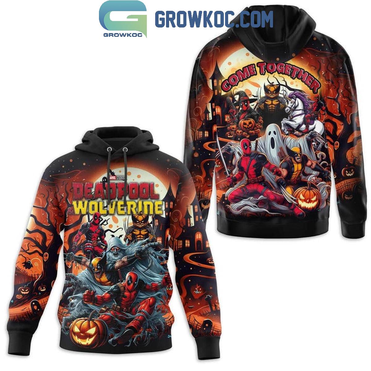 Deadpool Wolverine Halloween Come Together Fan Hoodie Shirts 1 QpWHD