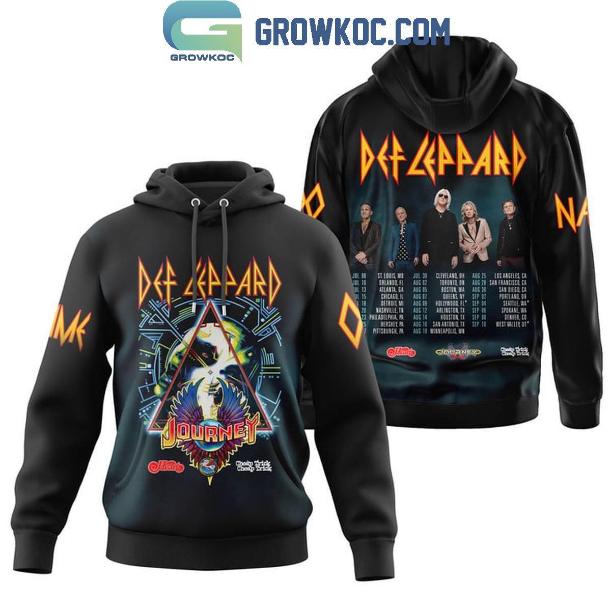 Def Leppard And Journey Performance Tour 2024 Schedule Hoodie Shirts 1 Ds27I