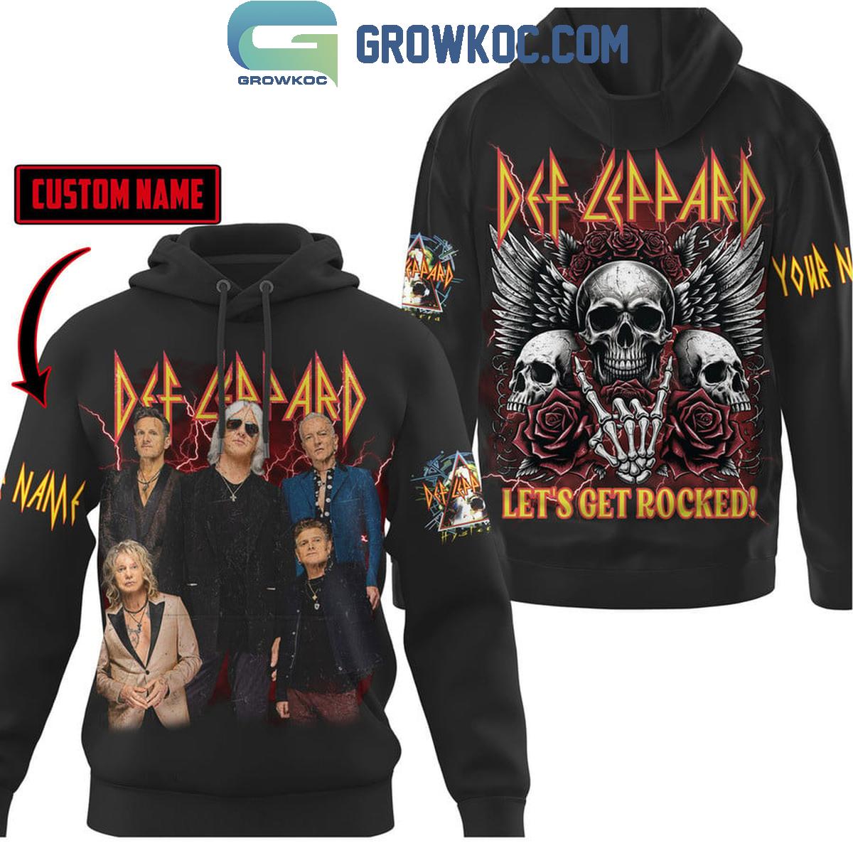 Def Leppard Lets Get Rocked Fan Personalized Hoodie Shirts 1 pUddM