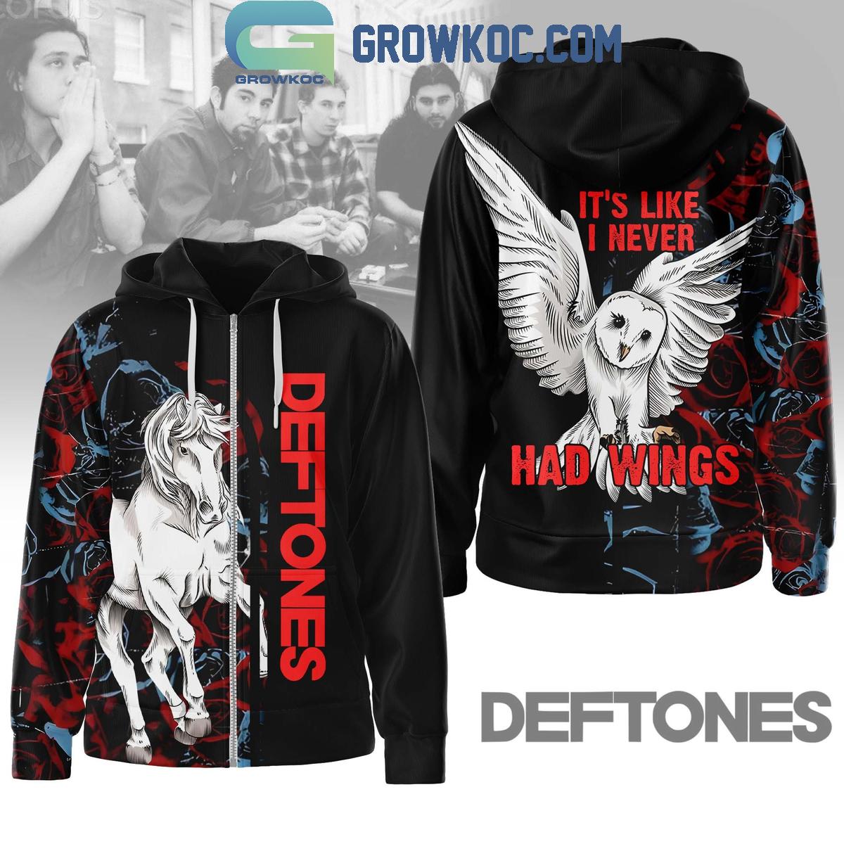 Deftones Its Like I Never Had Wings Hoodie Shirts 1 2tAPJ