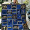 Denver Nuggets Quilt Blanket Bedding Set 0