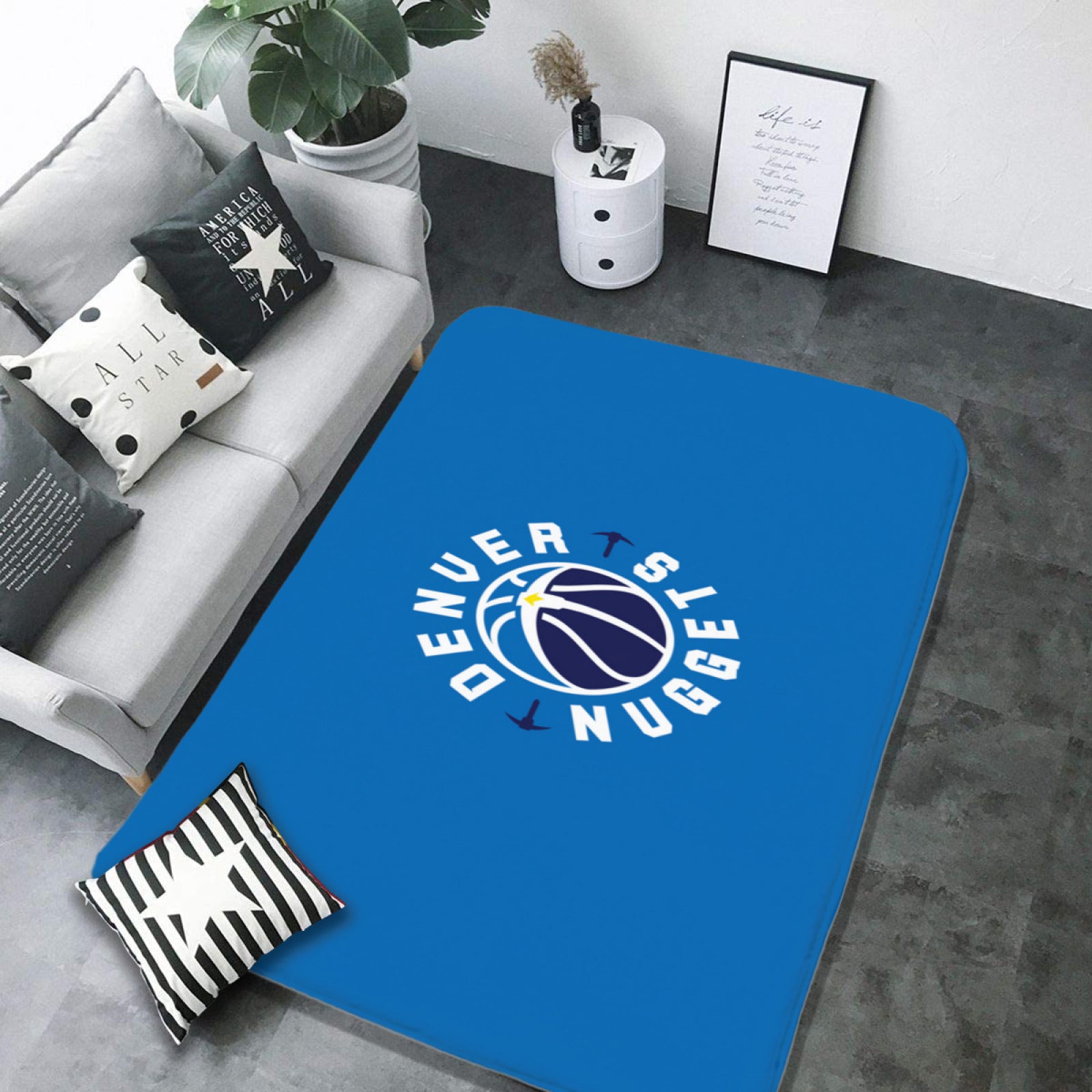 Denver Basketball Nuggets Carpet Living Room Bedroom Mats Kitchen Bathroom Rugs 2 459c08cf f2df 4ba1 9137 0b774291a31d