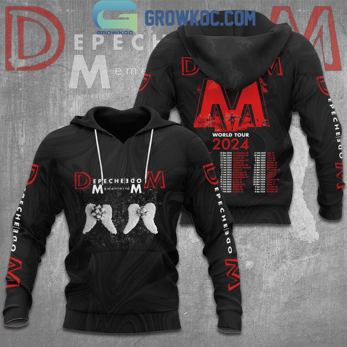 Depeche Mode Memento Mori Word Tour 2024 Hoodie Shirts 1 XYWiY