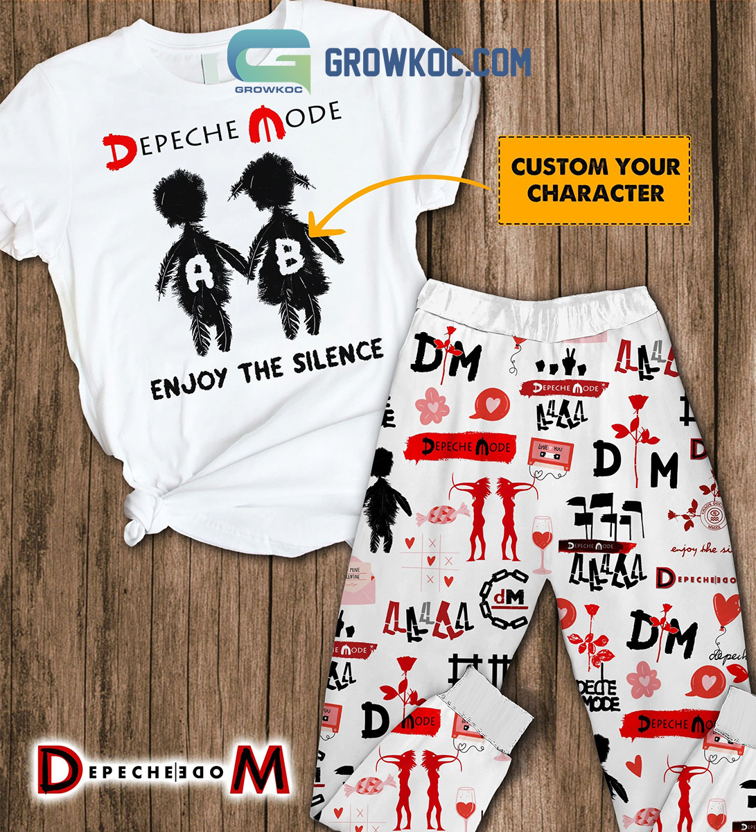 Depeche Mode Personalized Fleece Pajamas Set2B1 qBKZ7