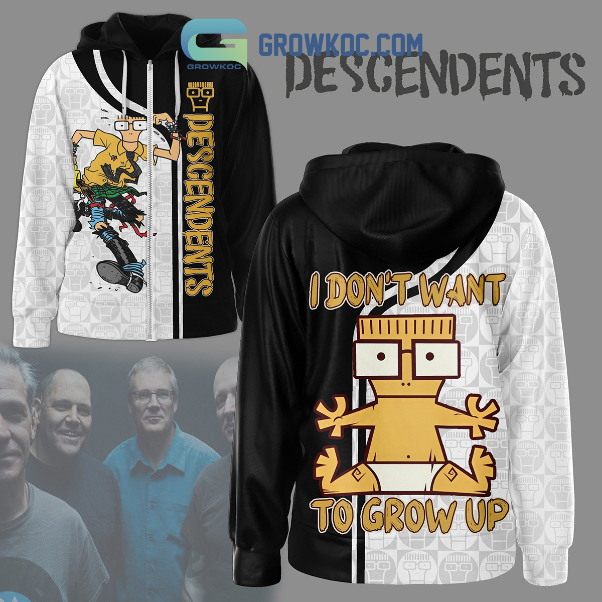 Descendents I Dont Want To Grow Up Hoodie Shirts2B1 NsKuc