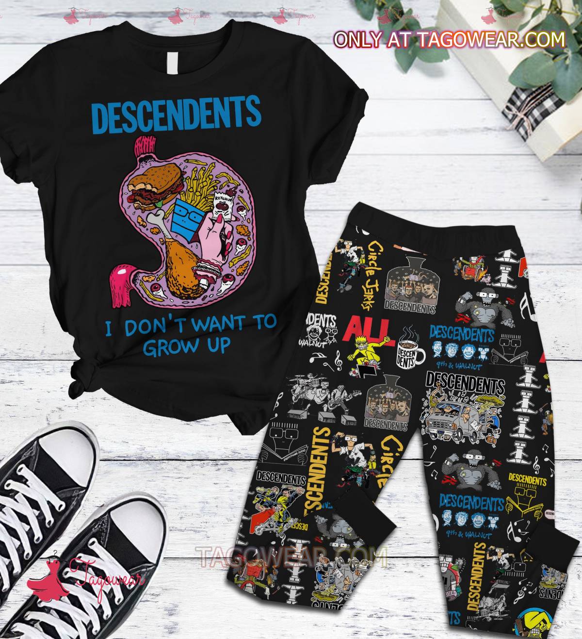 Descendents I Dont Want To Grow Up Pajamas Set