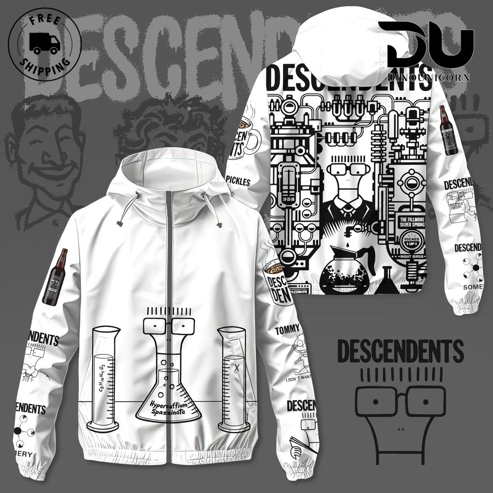 Descendents Rock Band Windbreaker Outdoor Jacket 1