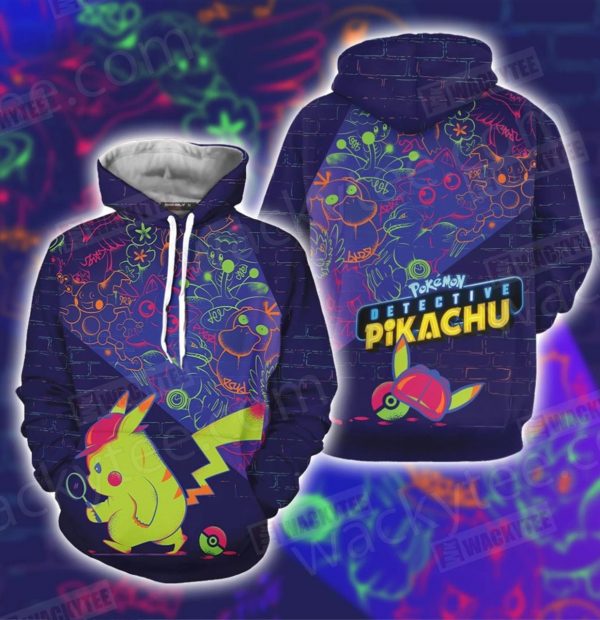 Detective2BPikachu2BUnisex2B3D2BHoodie Classic2BT Shirt Sweetdreamfly2BC490EN hLOVe 600x620 1