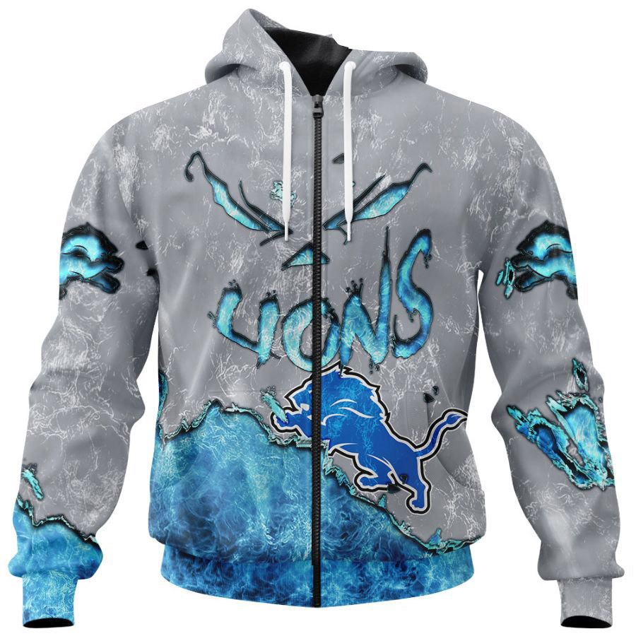 Detroit Lions Hoodie 3D Devil Eyes Gift for Fans 0