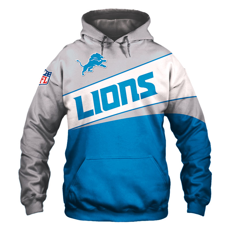 Detroit Lions Hoodie 3D Zip Hoodie 0