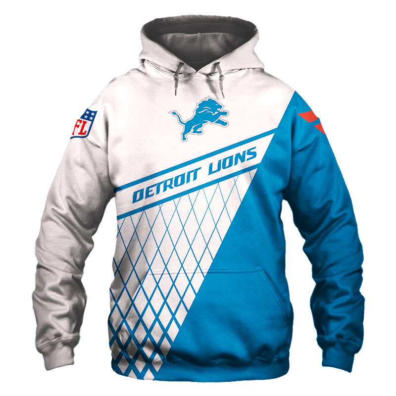 Detroit Lions Hoodie All Over Print Gift For Fan With Custom Design 0