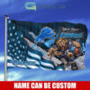 Detroit Lions NFL Mascot Slogan American House Garden Flag2B1 EsbAm