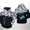 Detroit Lions Nfl Camo Veteran All Over Print Hoodie Perfect For Veterans 0