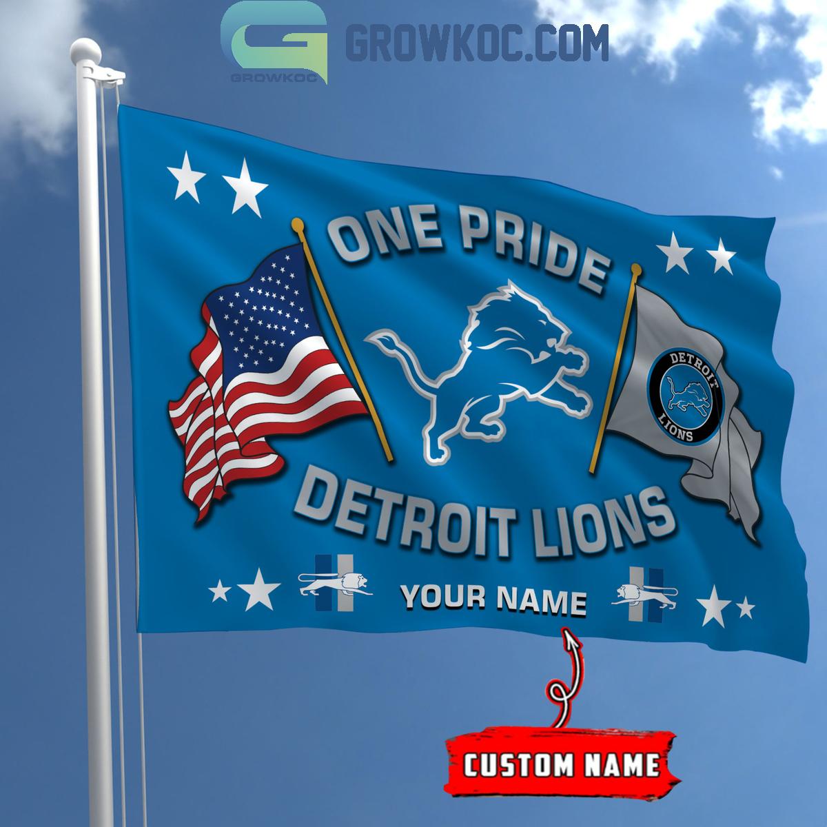 Detroit Lions One Pride 2024 Personalized Flag 1 jtR0j