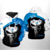 Detroit Lions Skull Punisher All Over Print Hoodie Perfect For Fans 0