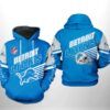 Detroit Lions Team All Over Print Hoodie Great For Showing Team Spirit 0