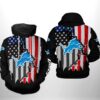 Detroit Lions Us Flag Team All Over Print Hoodie Great For Showing Team Spirit 0