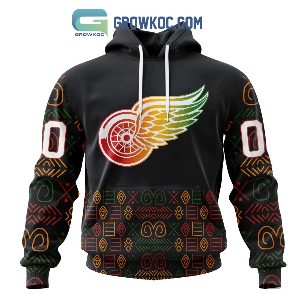 Detroit Red Wings Black History Month Personalized Hoodie Shirts2B1 AbpZp