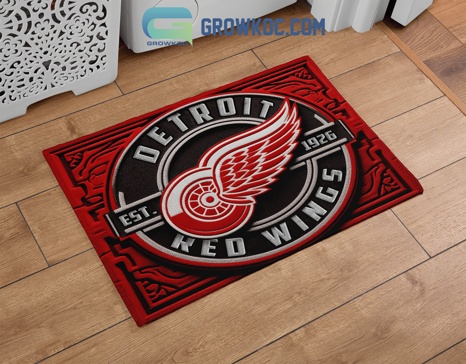 Detroit Red Wings Est. 1926 Fan Doormat2B1 vyeEp