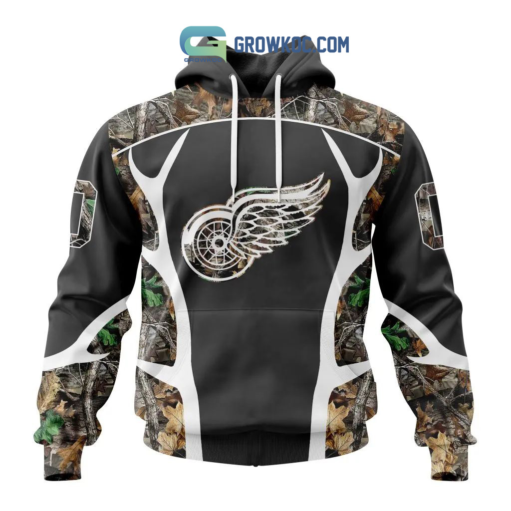 Detroit Red Wings NHL Special Camo Hunting Personalized Hoodie T Shirt2B1 fKOiD