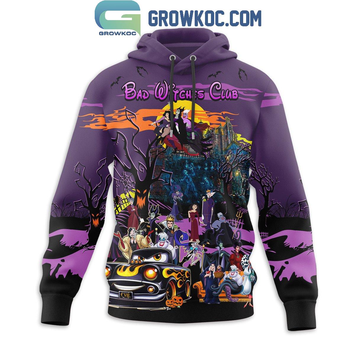 Disney Bad Witches Club Halloween Hoodie Shirts 1 fCBxb