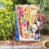 Disney Characters Mickey Goofy Pluto Donald Merry Christmas Double Sided Printing Garden Flag