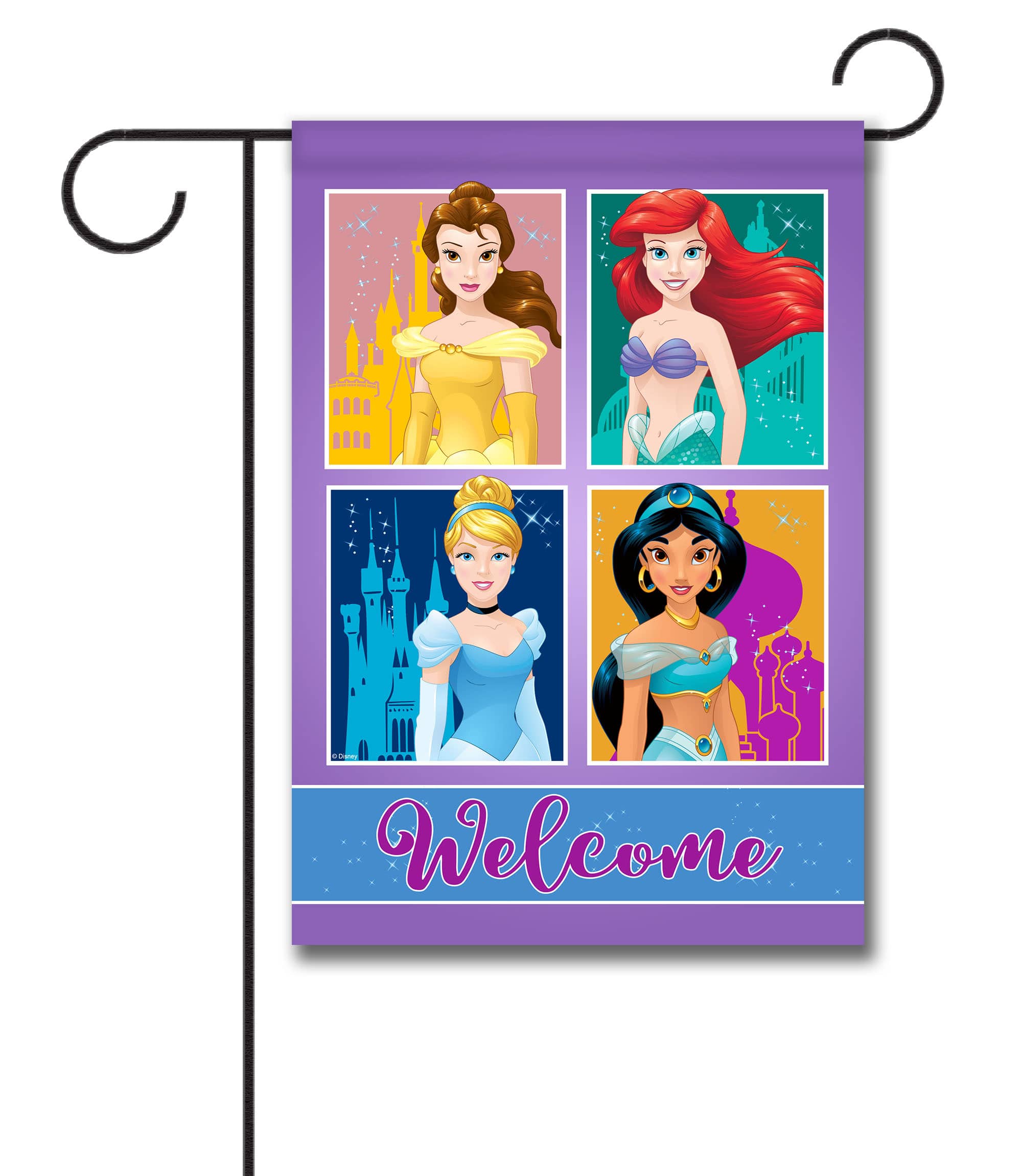 Disney Princess Welcome Garden Flag 1