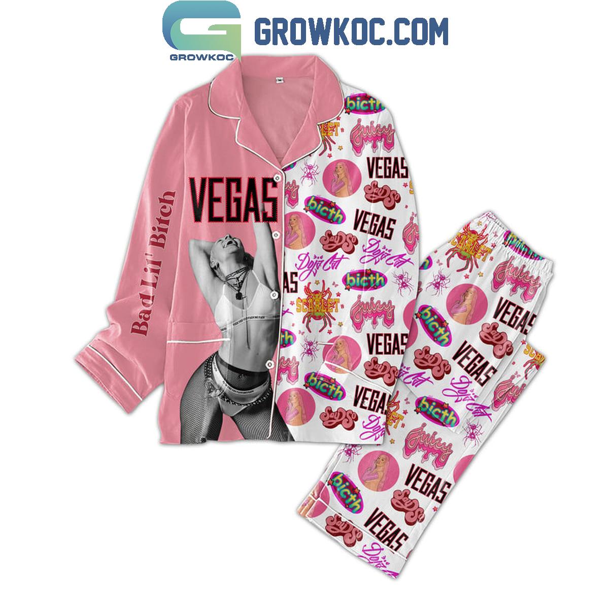 Doja Cat Bad Lil Bitch Vegas Polyester Pajamas Set 1 ltABI