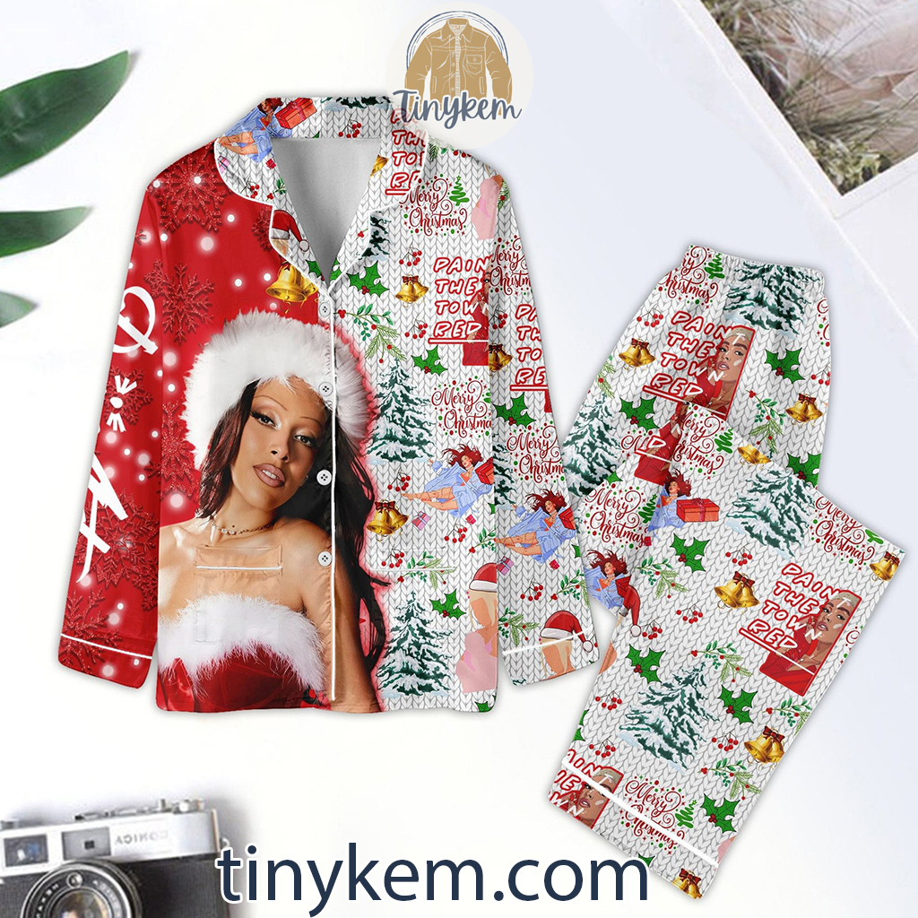 Doja Cat Christmas Pajamas Set2B1 QcQwv