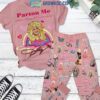 Dolly Parton Me Valentine Pink Fleece Pajamas Set2B1 pcEB2