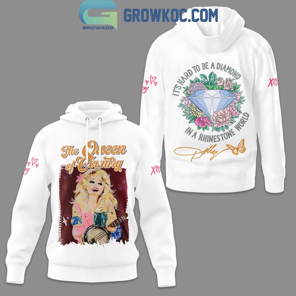 Dolly Parton The Queen Of Country Be A Diamond Hoodie T Shirt 1 dTyBb