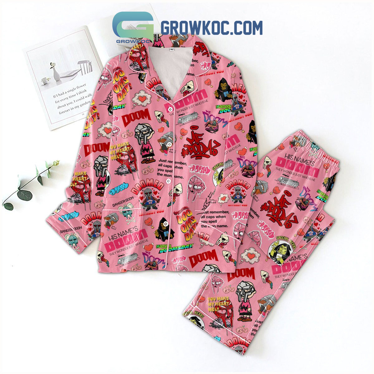 Doom Doomsday Valentine Polyester Pajamas Set2B1 Il75Q