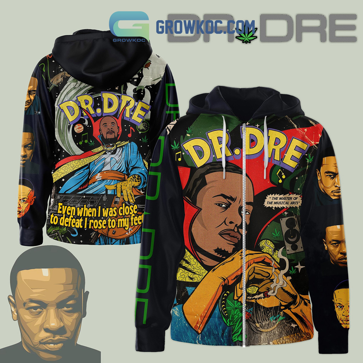 Dr. Dre Even When I was Close To Defeat I Rose To My Feet Hoodie Shirts2B1 UOARw