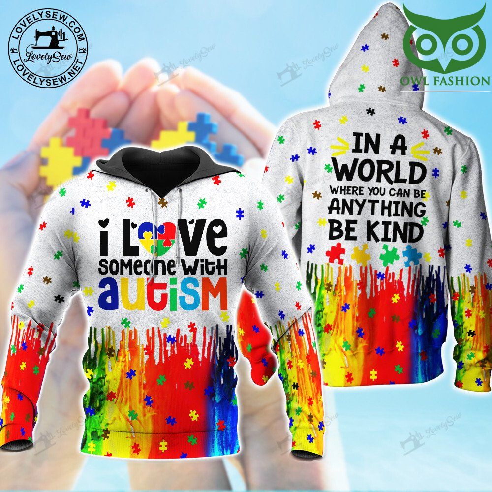 DrDhkmzh 12 Austism in a world Anything be kind 3D Shirt