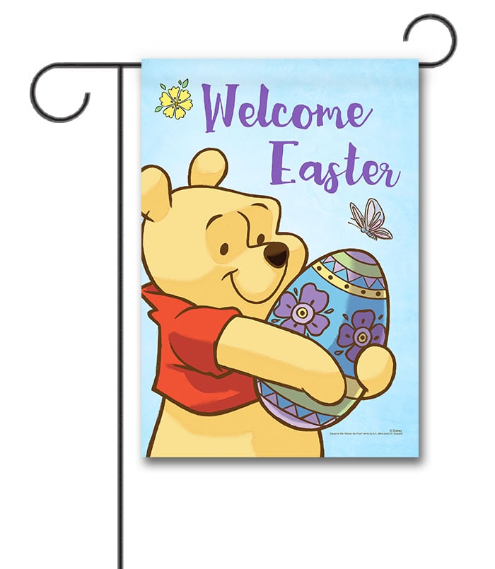 Easter Egg Winnie the Pooh Garden Disney Flag