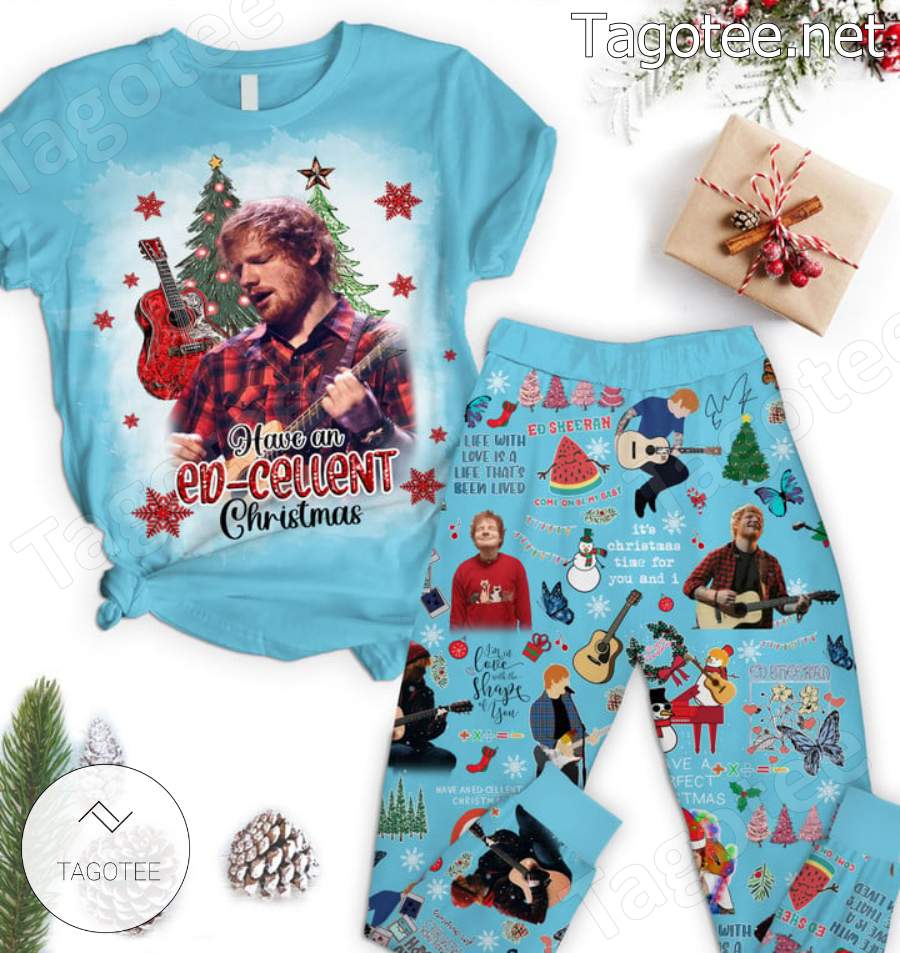 Ed Sheeran Have An Ed cellent Christmas Pajamas Set