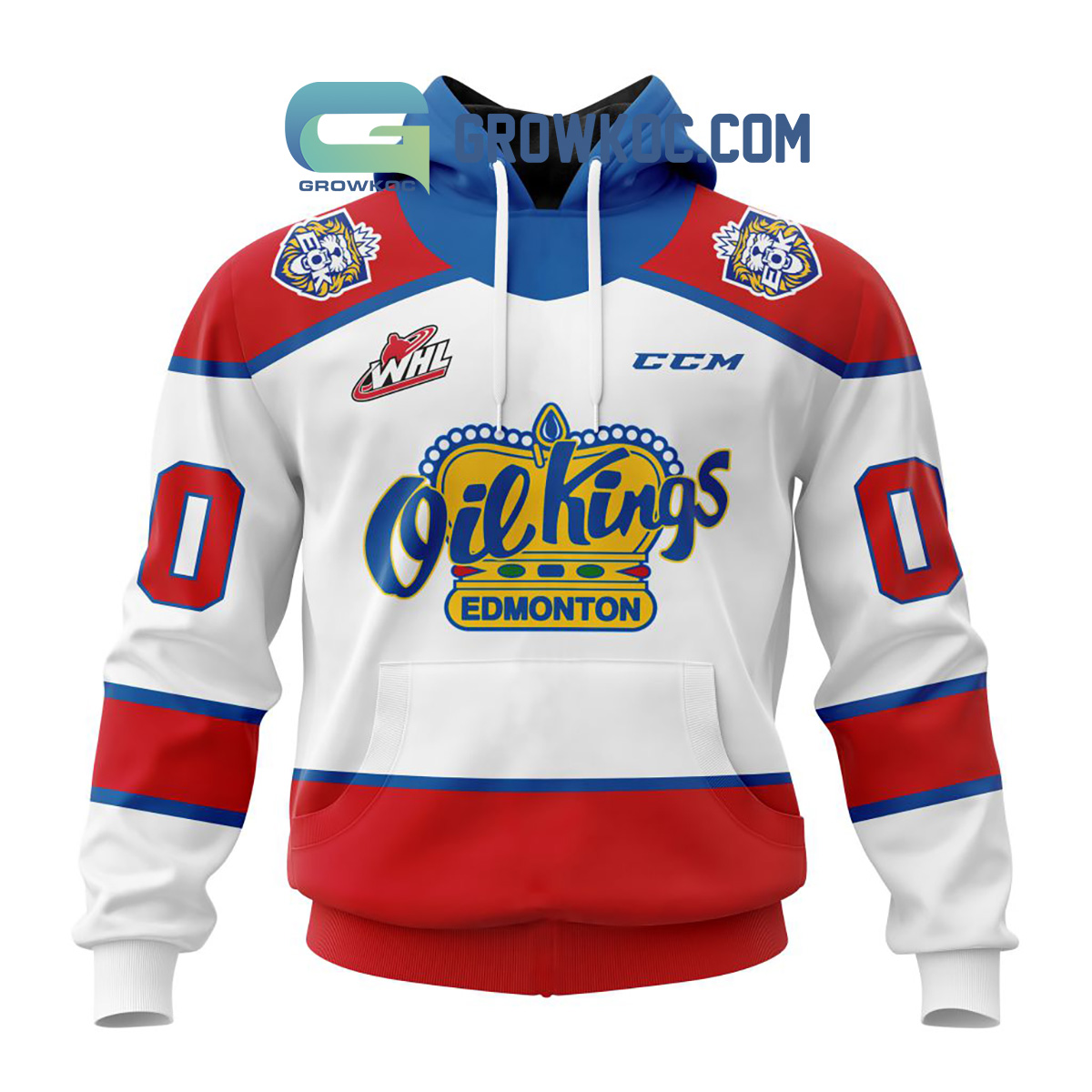 Edmonton Oil Kings Away Jersey Personalized Hoodie Shirts2B1 qEDLp