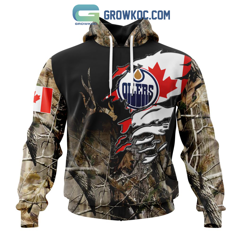 Edmonton Oilers NHL Special Camo Realtree Hunting Personalized Hoodie T Shirt2B1 HfKwF