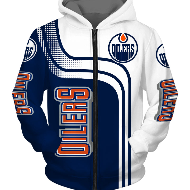 Edmonton Oilers Hoodies 3D Cheap Long Sleeve Zip Up Hoodie 2 1000x