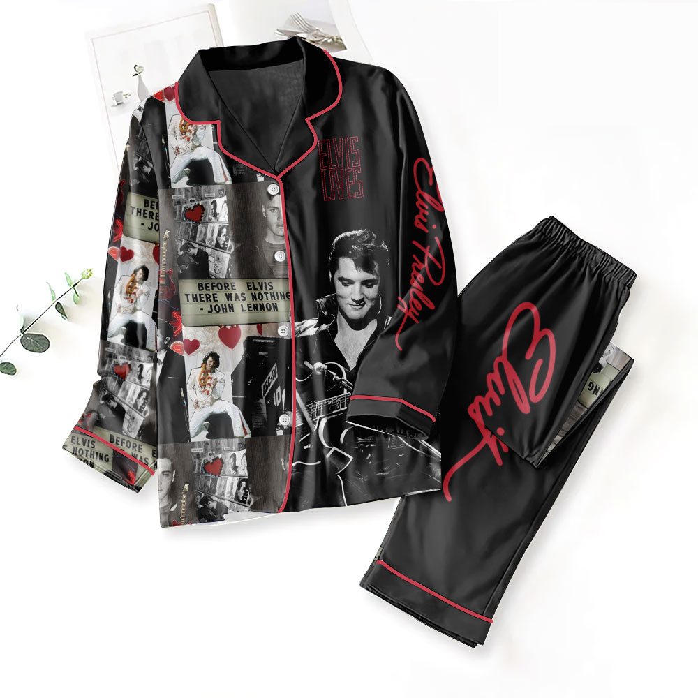 Elvis Presley Button Down Pajamas MAITM5077