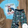 Elvis Presley Ill Have A Blue Christmas Without You Pajamas Set