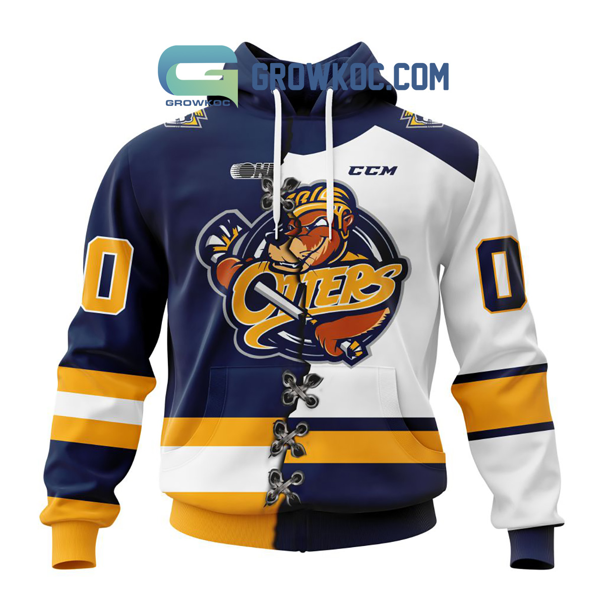 Erie Otters Mix Home And Away Jersey Personalized Hoodie Shirts2B1 1SRXY