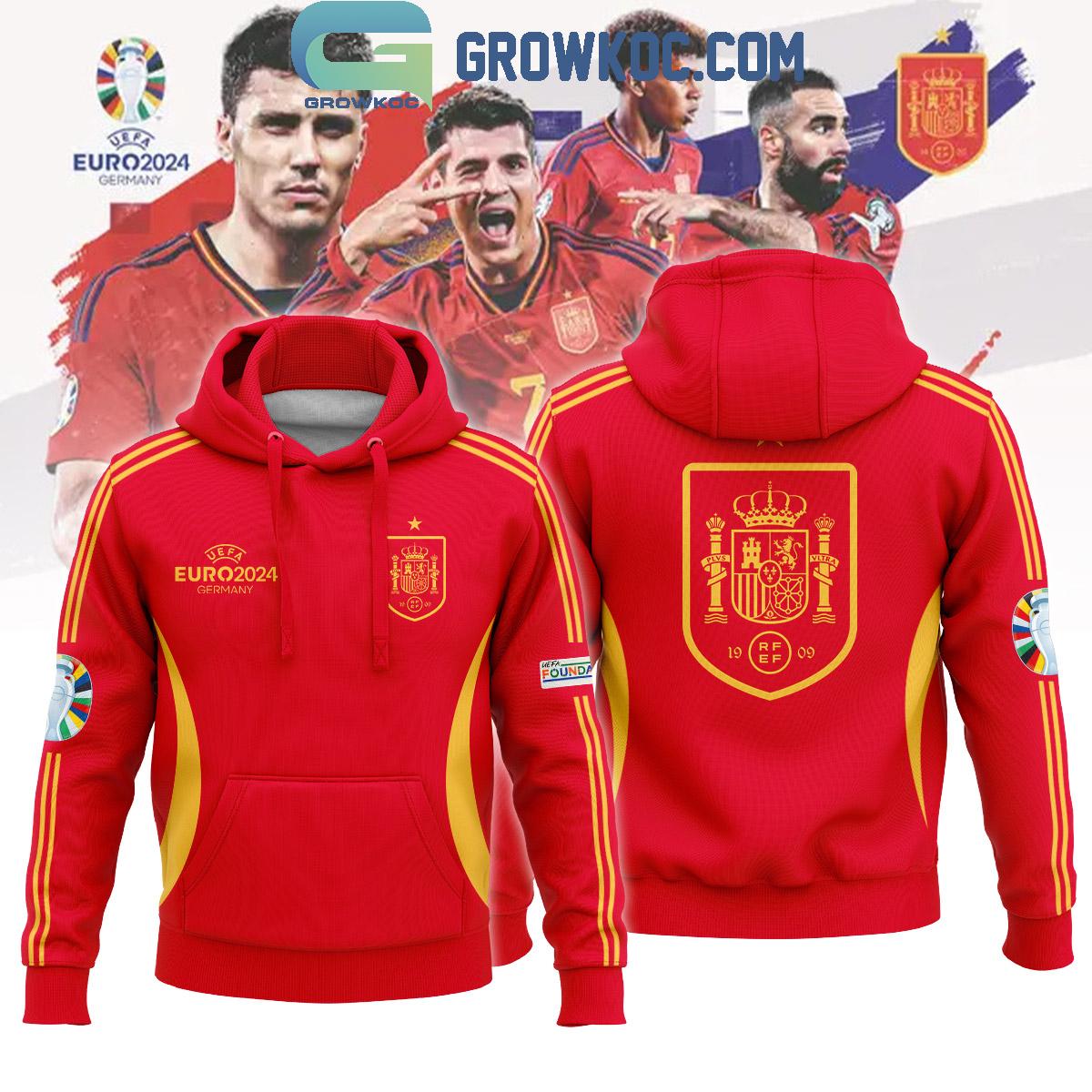 Euro 2024 Champions Spain National Team King Of Europe Hoodie Shirts 1 XnSqB