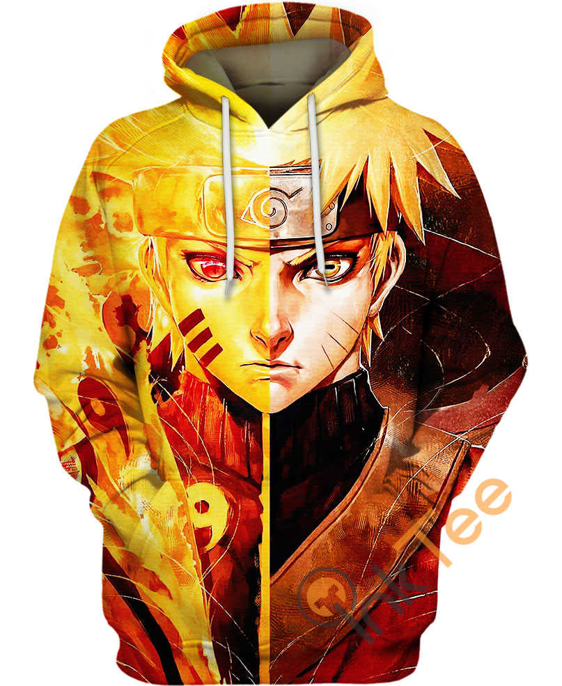 EyeCatching Naruto Sage Mode Split Hoodie 3D 0